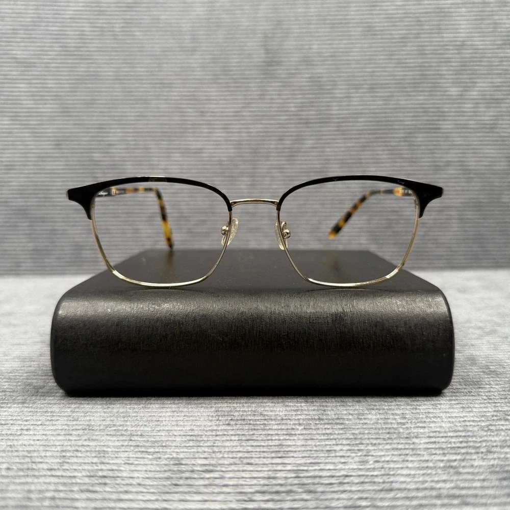 Salvatore Ferragamo SF2170 017 Browline Eyeglasses Gold Tortoise 52-18-145 Italy